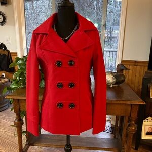 American Rag Pea Coat - Red